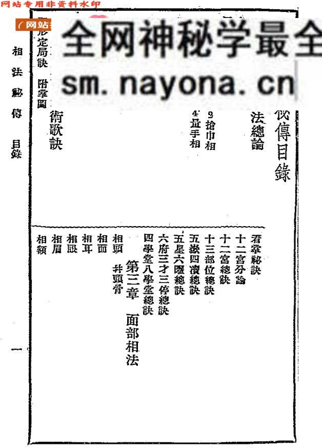 《简易相法秘传》（106页）