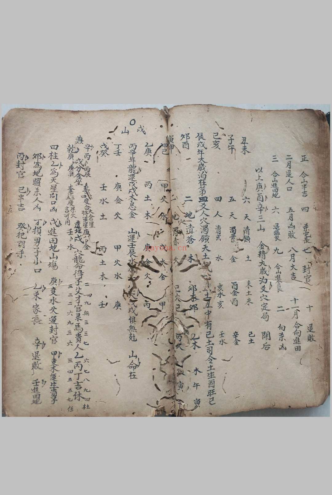 清乾隆年地理秘本