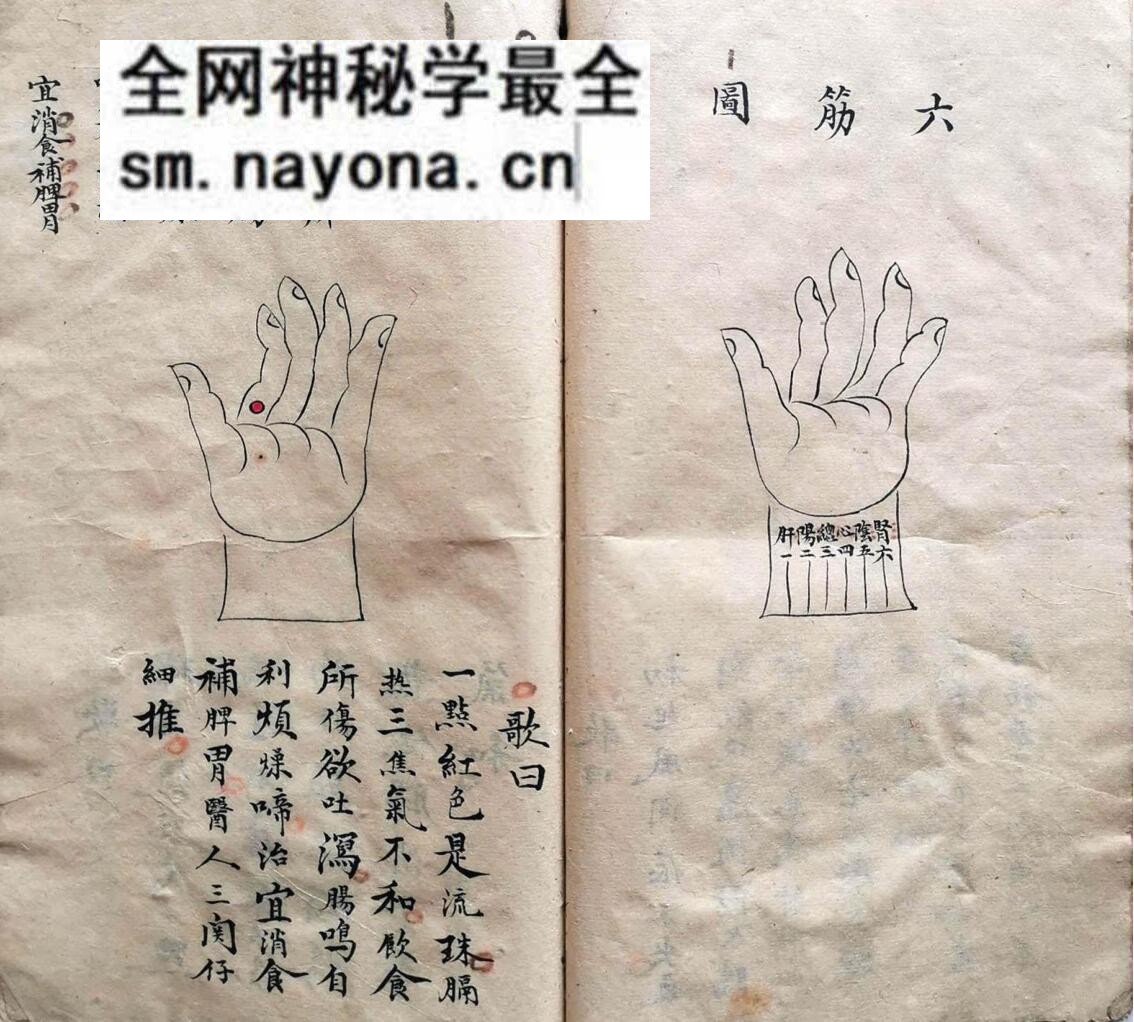 古籍《祖传小儿神火经纹秘诀》