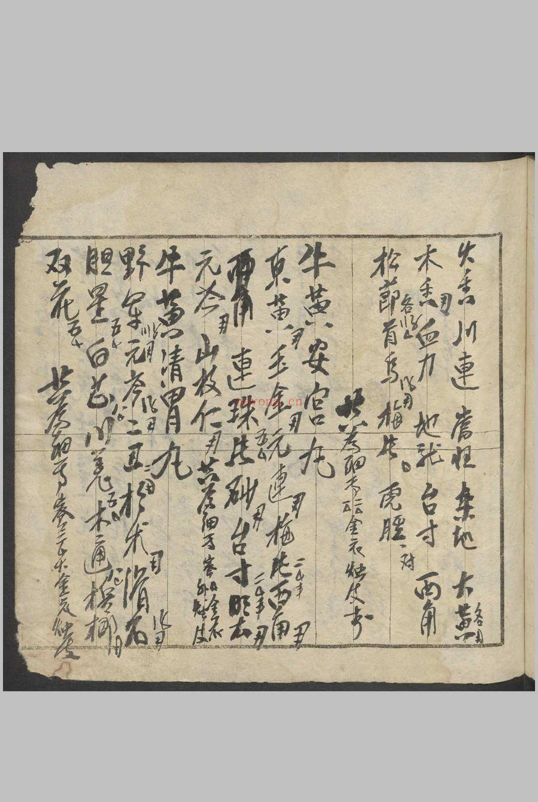 中西药方抄 , 1900