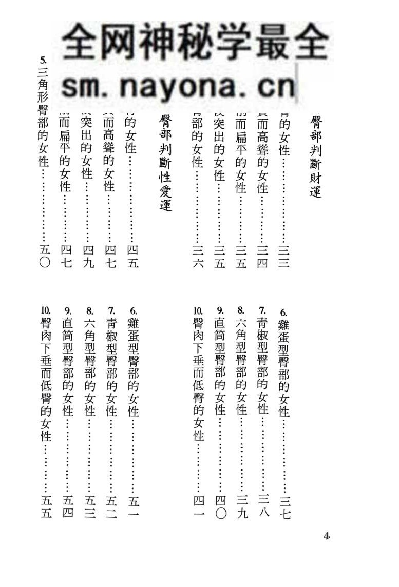 《女体相术》