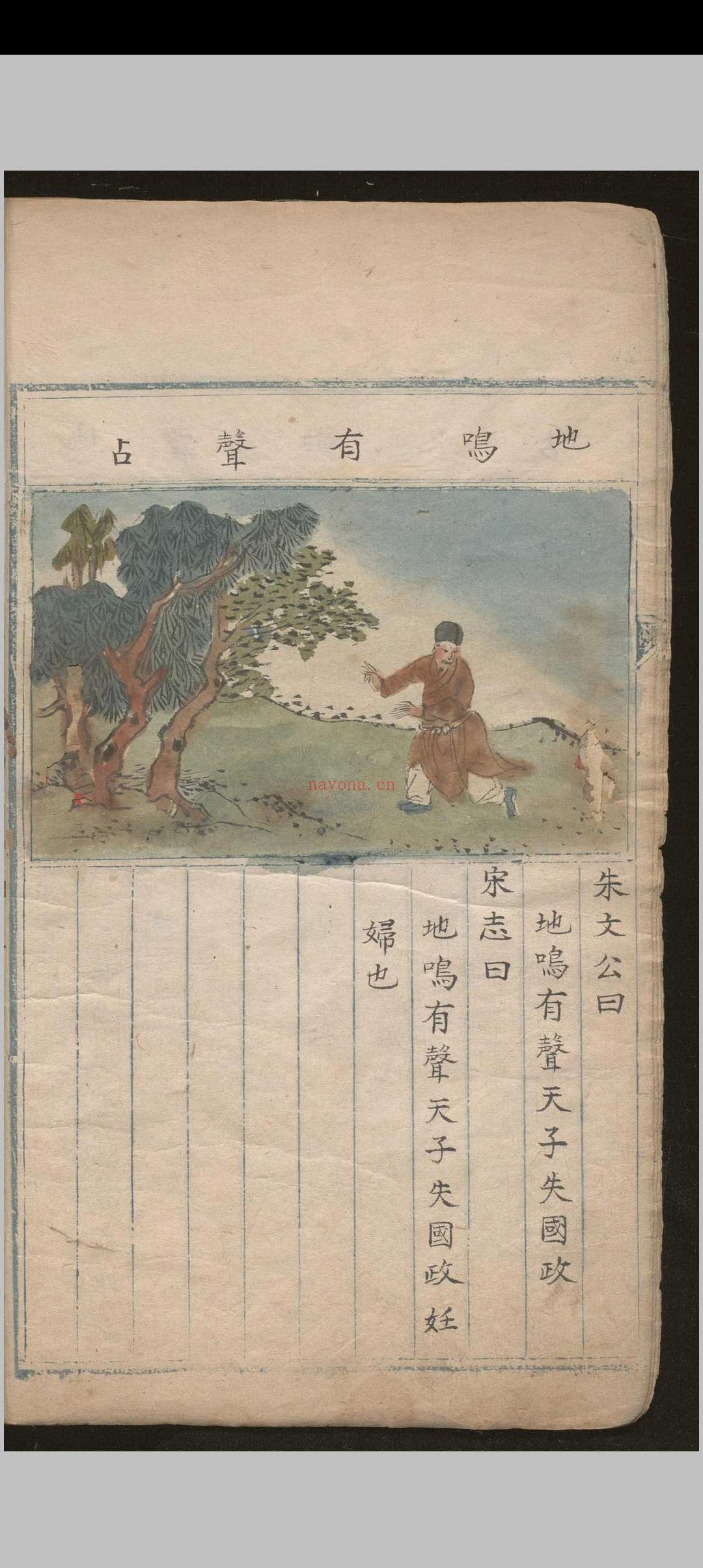 天元直指 不分卷.明 彩绘本