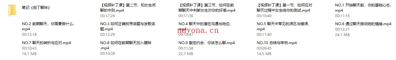 《但丁聊妹》视频+笔记