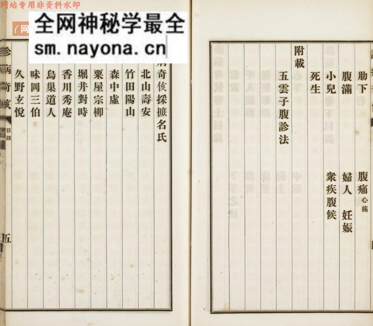 《诊病奇侅》