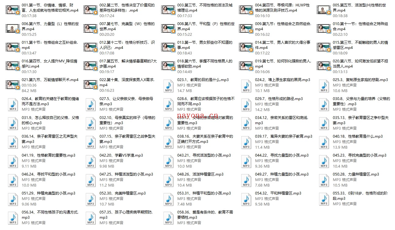 何丽娟《女性完美关系7天训练营58节》