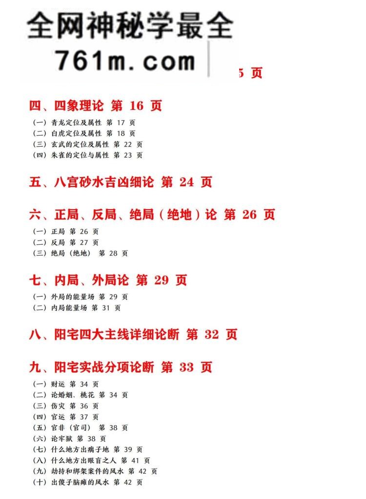 《阳宅四兽风水弟子笔记》_古籍书阁
