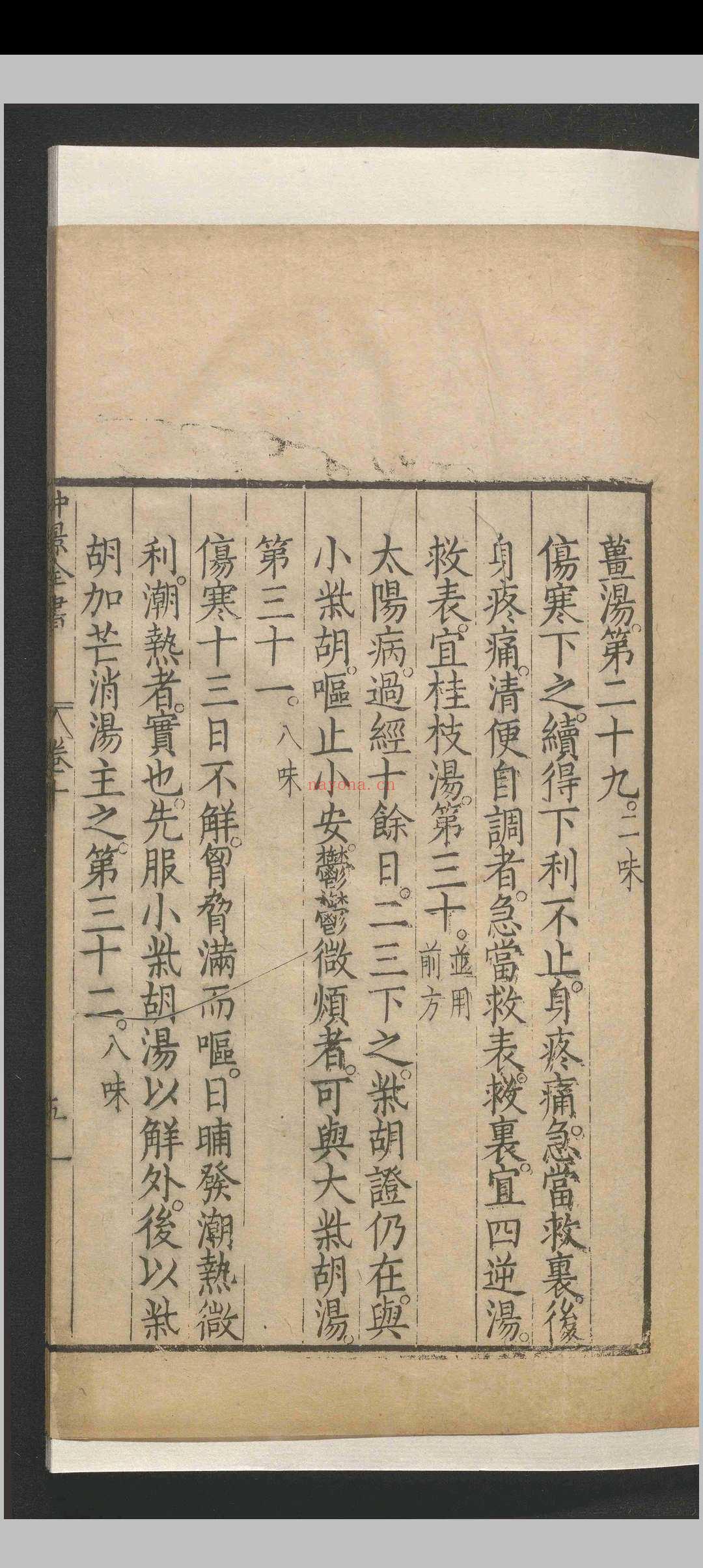 仲景全书.二十六卷.张仲景.王熙.赵开美.明万历二十七年