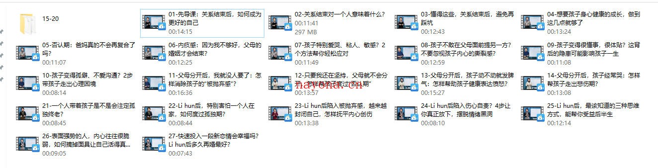 范俊娟《婚姻结束后,如何成为更好的自己?》
