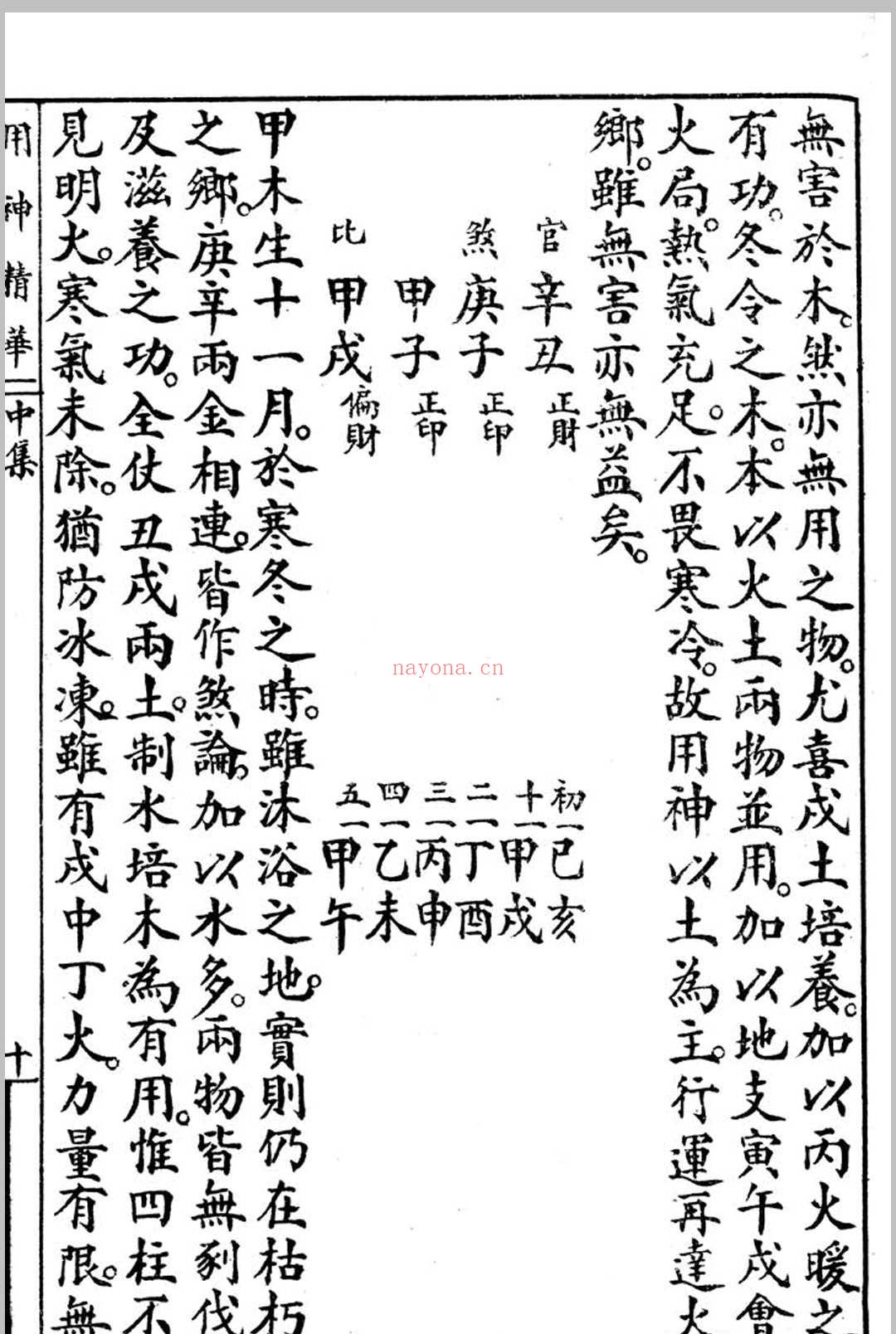 命理用神精华(原本)