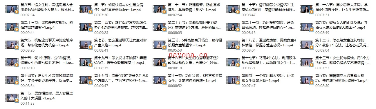 黄栗子Ye《高情商聊天法则》26节