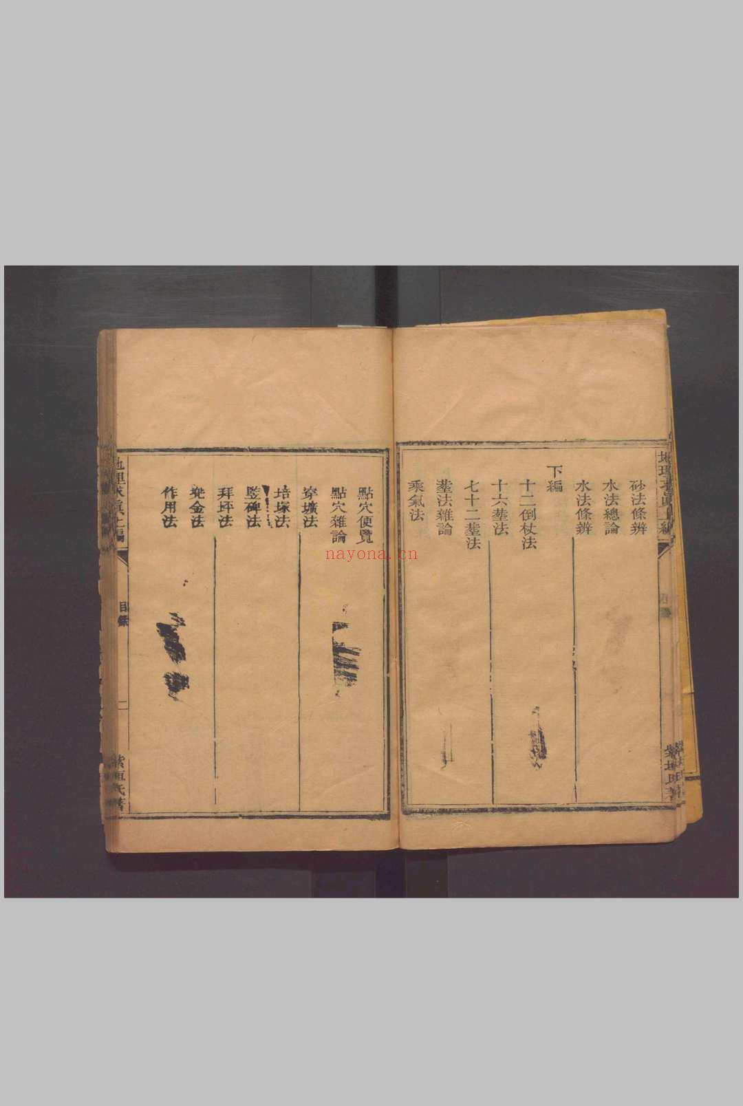 地理求真  二卷 .清同治六年（1867）刻本.（清）晏联奎撰