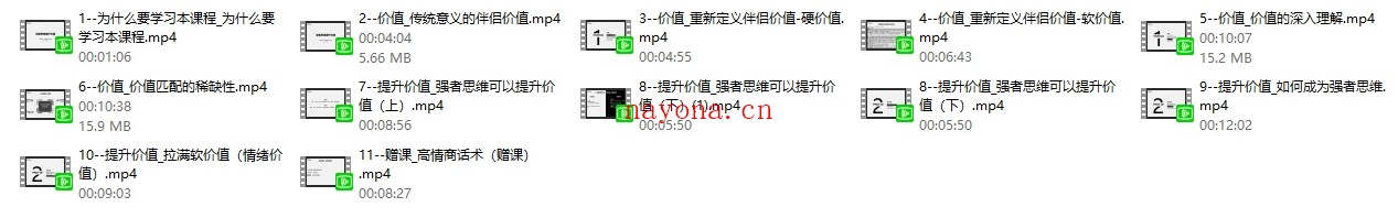 【tiger老师】强者思维提升价值-情感认知系统课