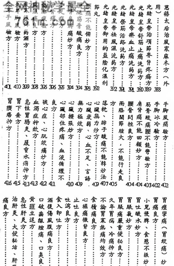 祖传奇效秘方