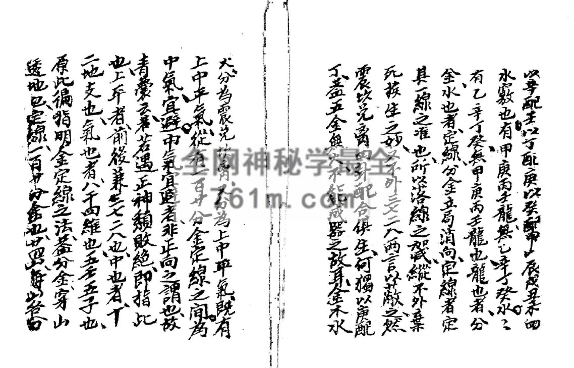 免费分享：三僚杨公祠秘诀水法手抄本