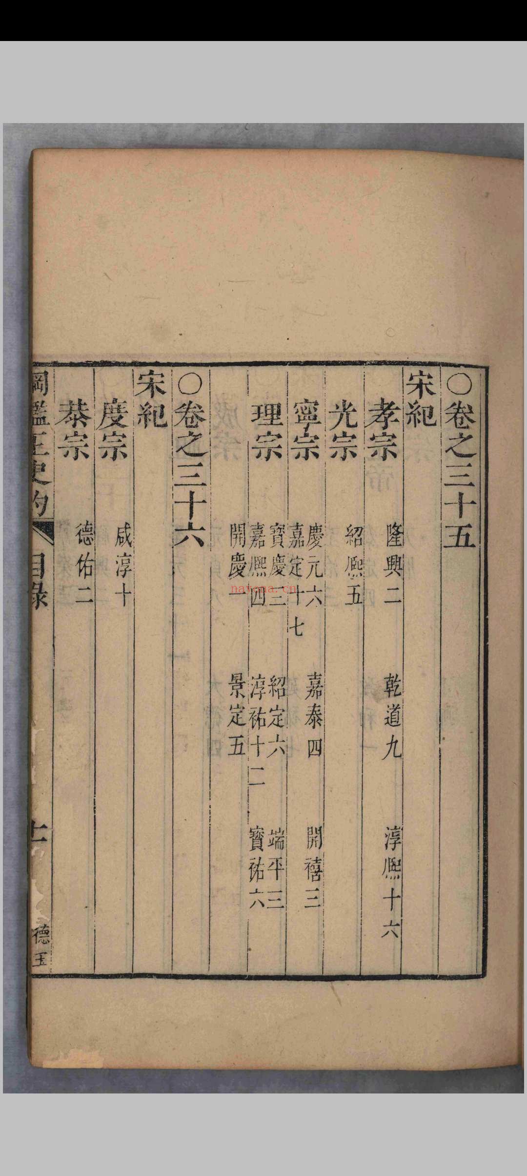 纲鉴正史约.三十六卷.顾锡畴.陈弘谋.清乾隆二年