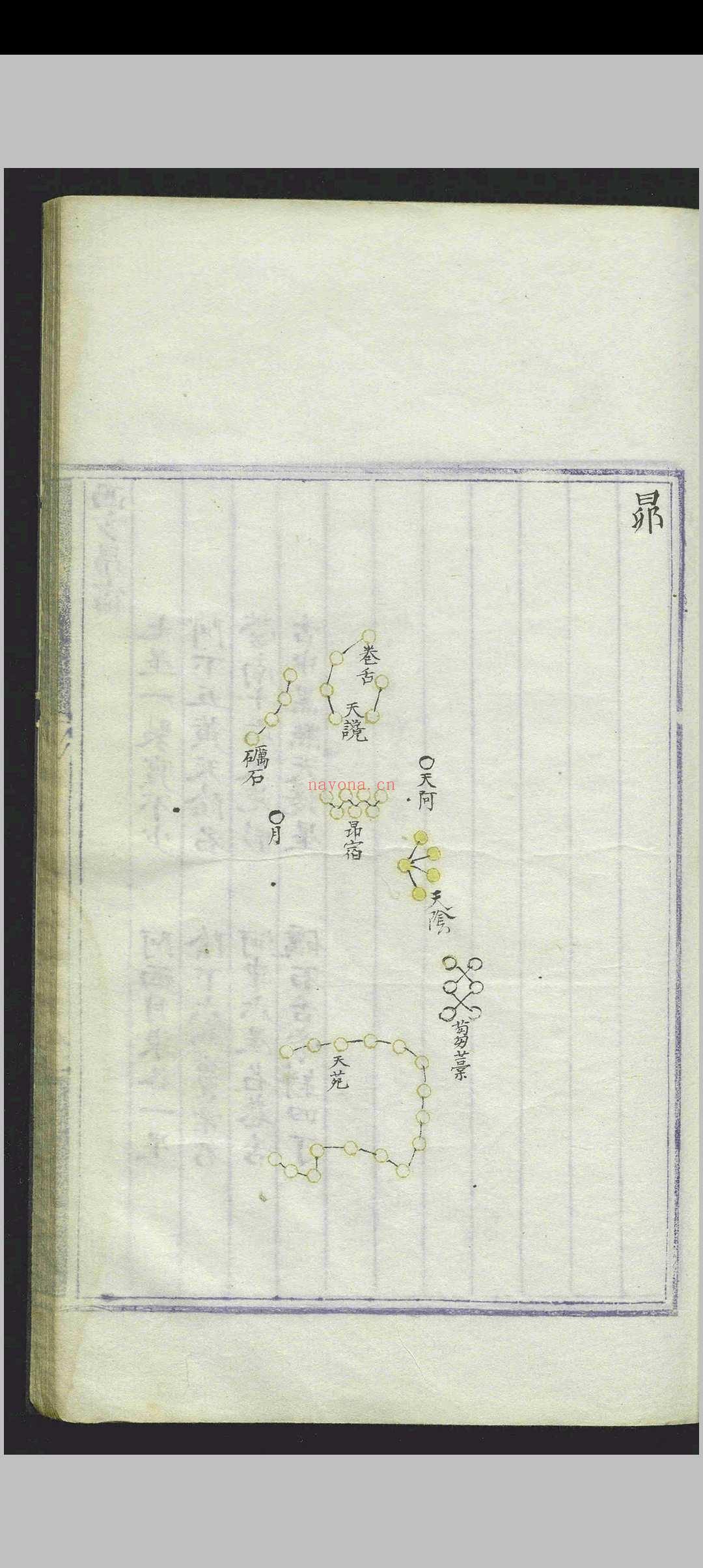 週天星鉴.一卷.章世纯.明.抄本