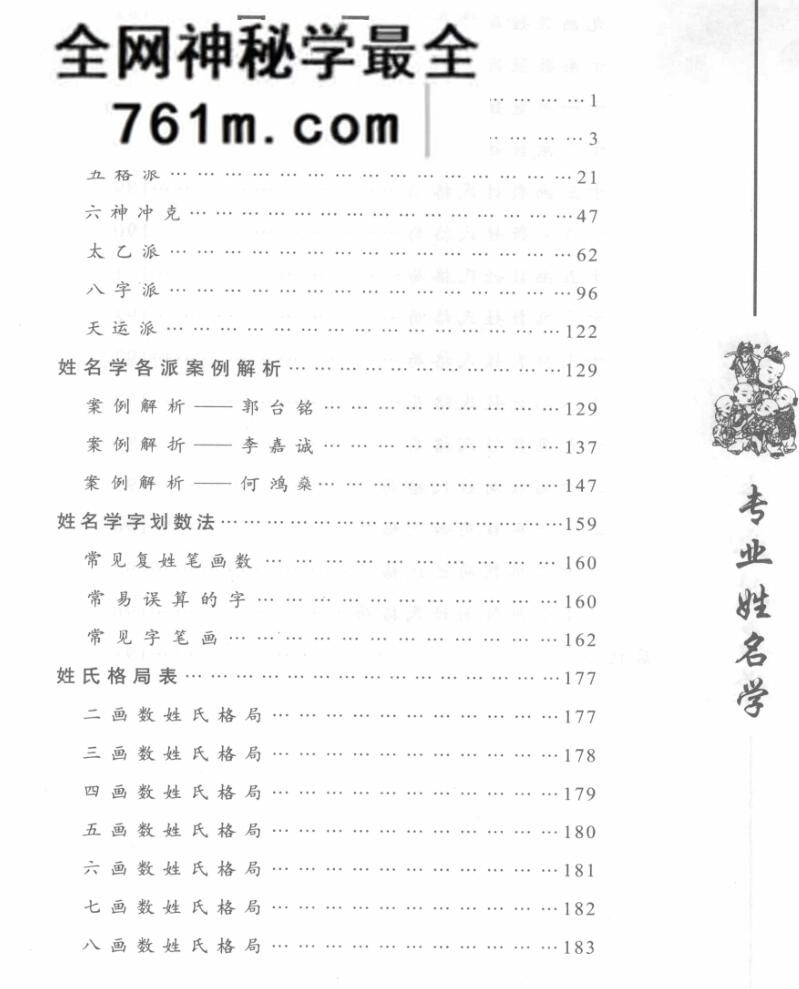 《专业姓名学 》林鸿着