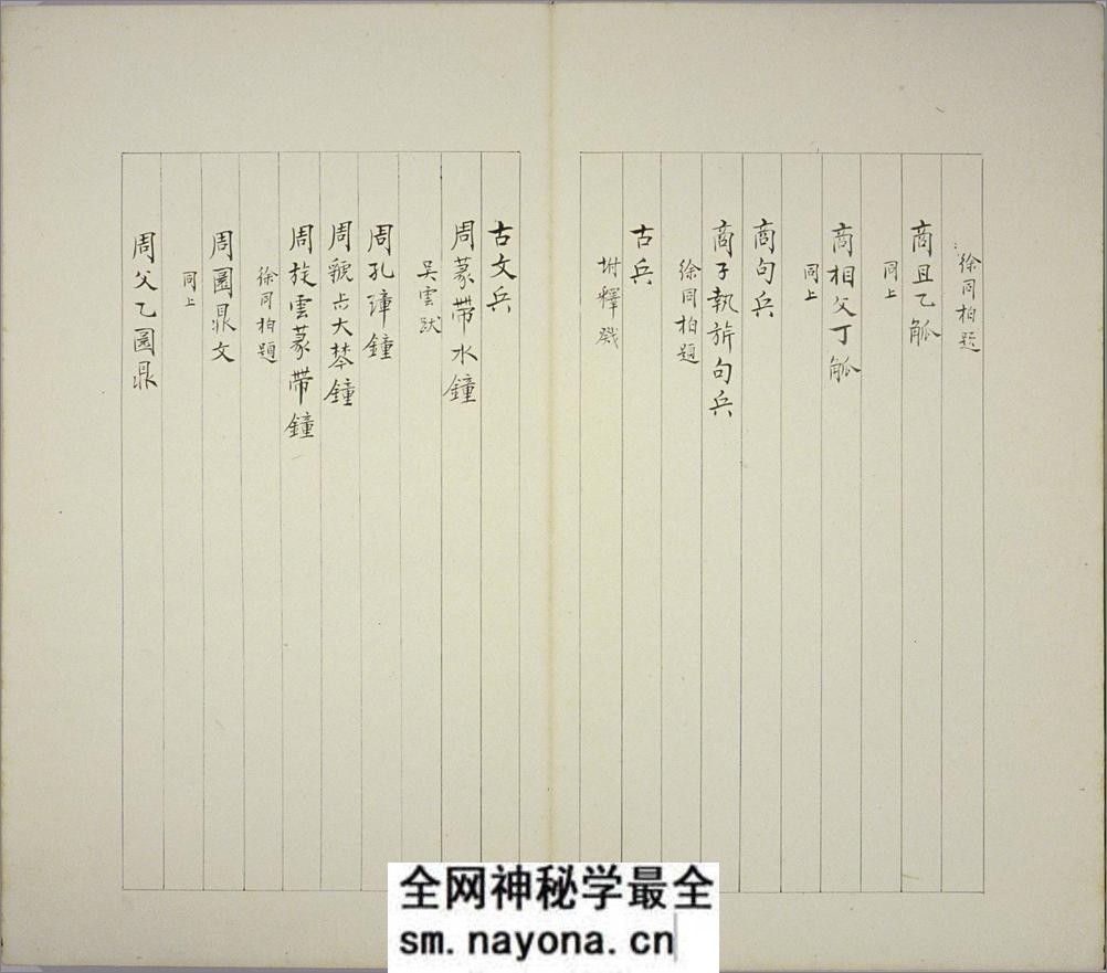 清仪阁所藏古器物文.十册.清.张廷济编.清手拓手写原稿本 - 第5页预览图
