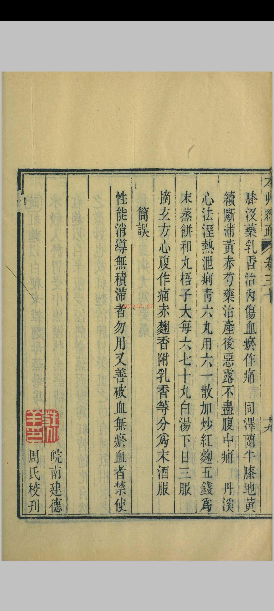 神农本草经疏