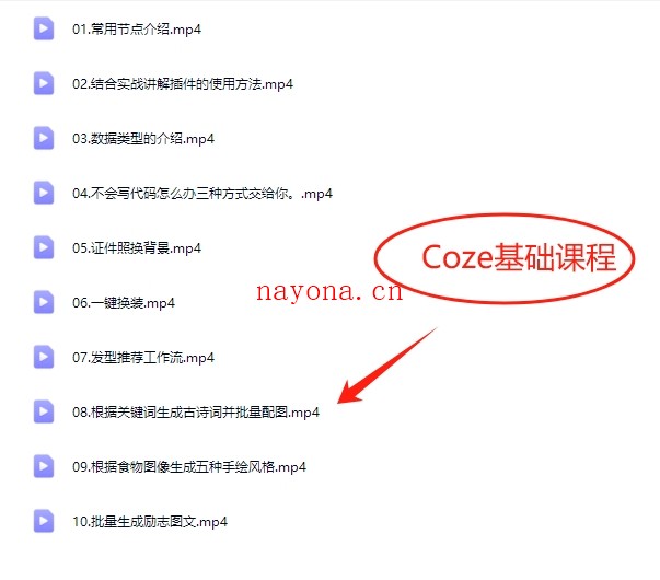 Coze 从入门到实战高效创作课程【Ag-0198】