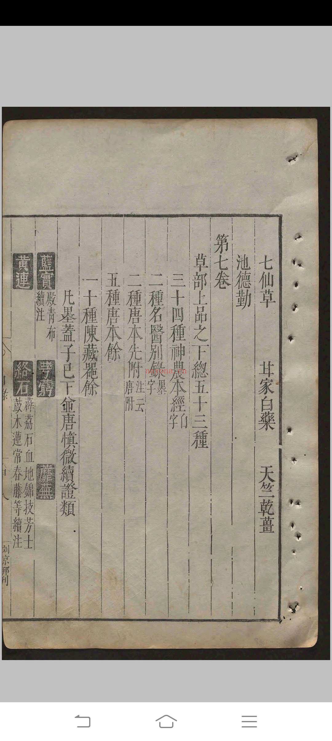 重修政和经史证类备用本草.三十卷.唐慎微.明天启间