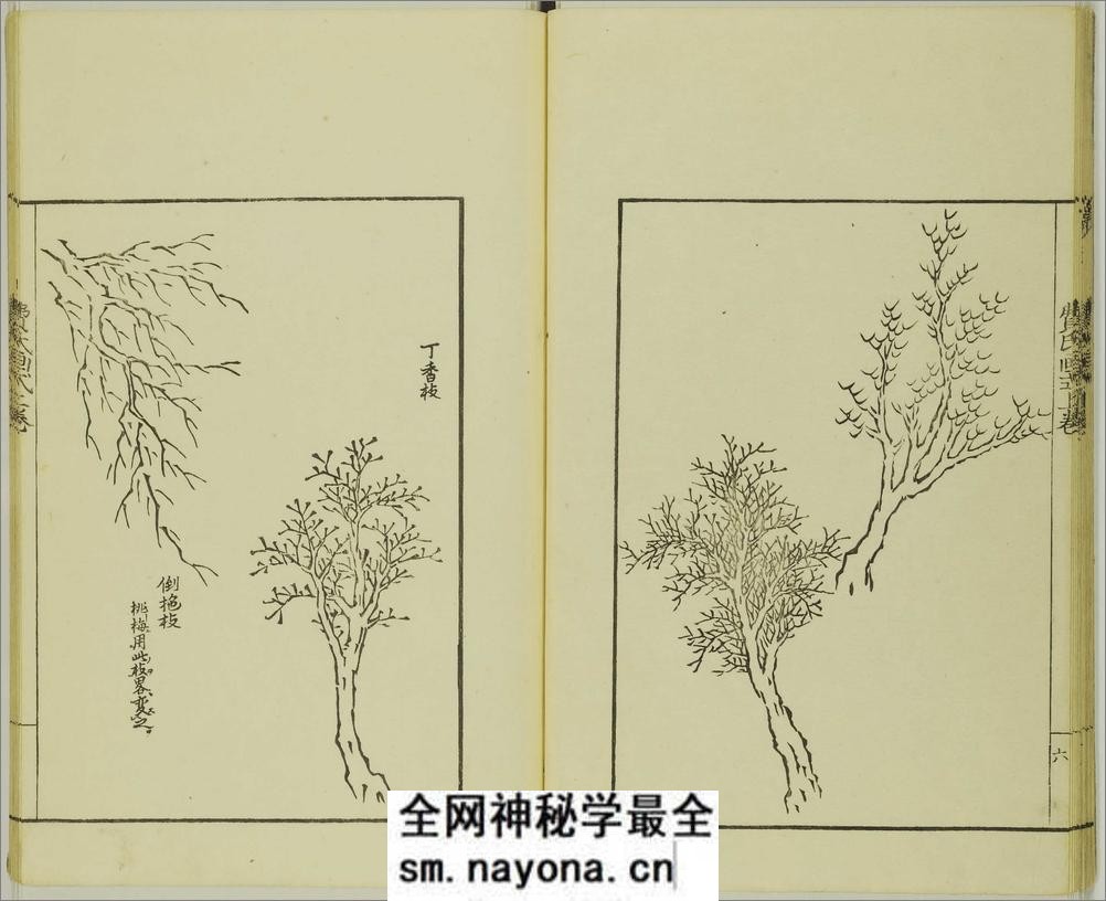 费汉源山水画式.上中下卷.清费汉源撰.天明9年和刊本.1789年 - 第19页预览图