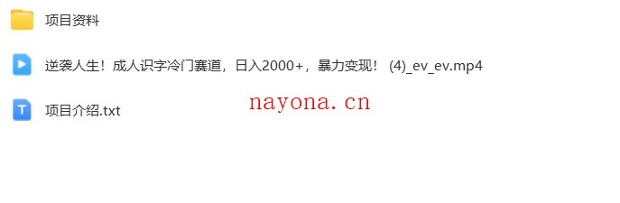 逆袭人生!成人识字冷门赛道，日入2000+，暴力变现!【揭秘】【F-0009】