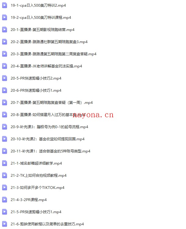 从0基础到精通进阶TikTok账号运营到变现【Ad-0017】