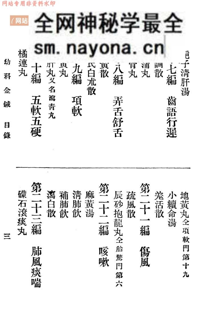 《幼科金针》