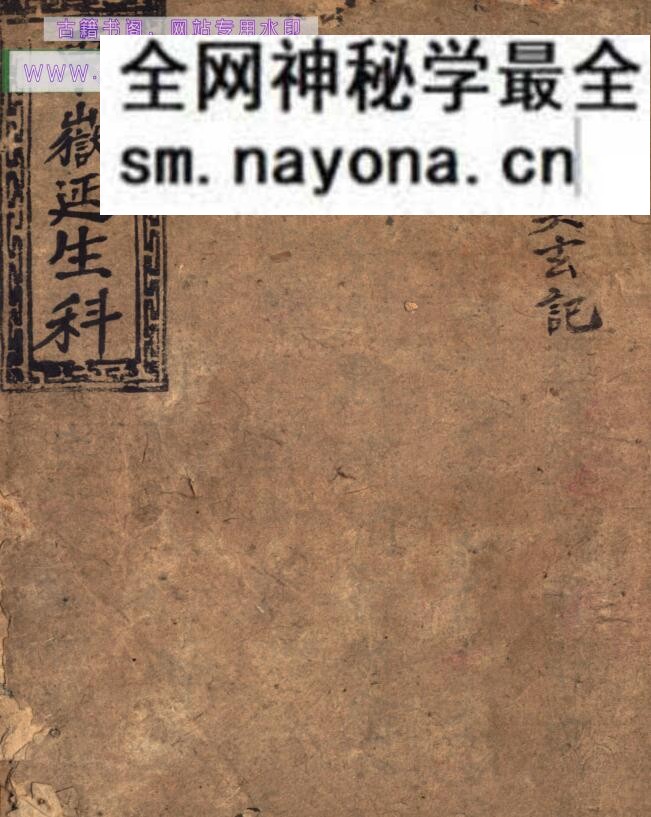 《东岳延生科》