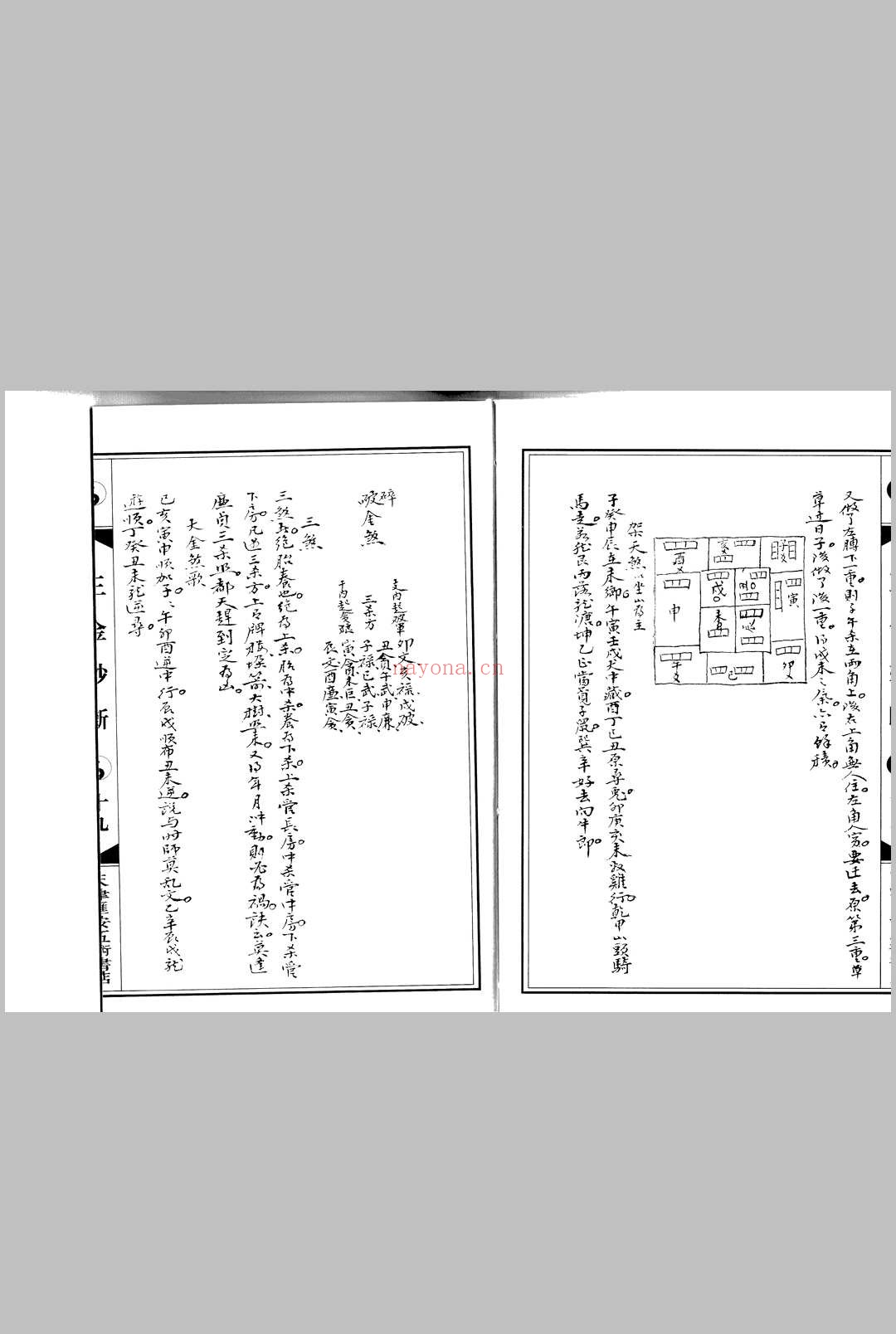 三金妙断