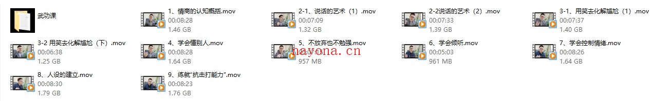 程野业哥《情商武功提升课》