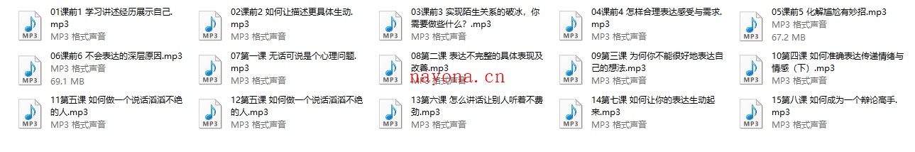 阮琦《魔鬼表达训练课》15节