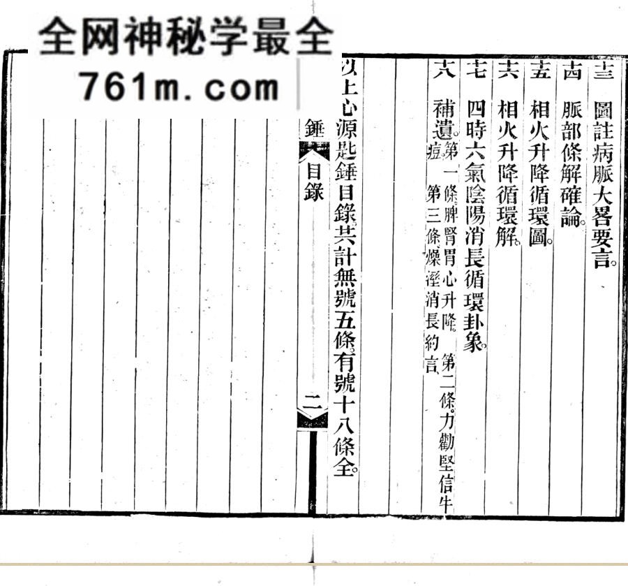 《心源匙锤》清徐公桓撰