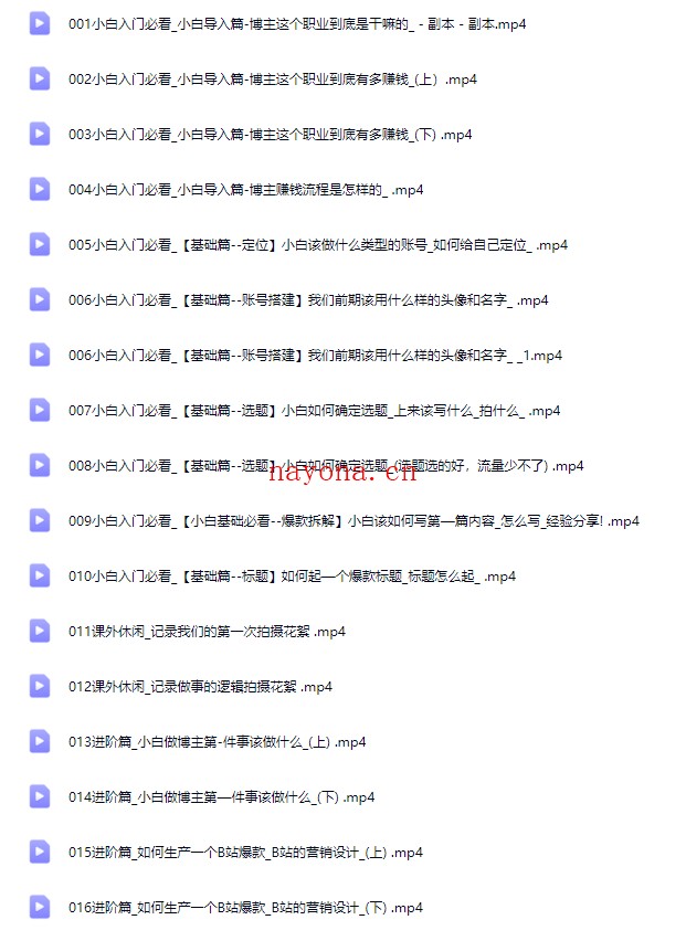 博主养成攻略（B站、抖音、公众号），适合小白的自媒体赚钱课程【Bb-0152】