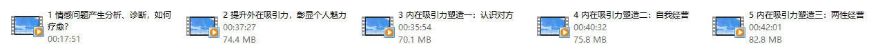 久久情感技能提升:经营情感,提升幸福感【5节】