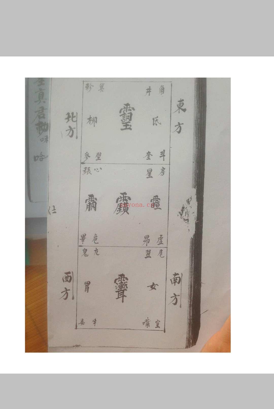 西河显化雷坛王雷三奇符秘