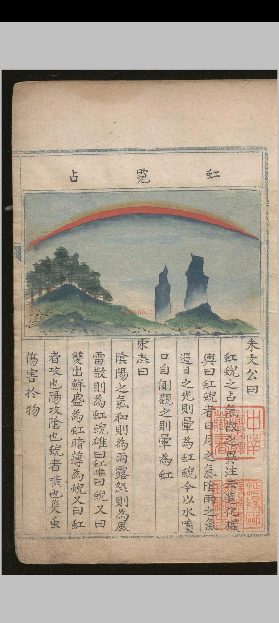 天元直指 不分卷.明 彩绘本