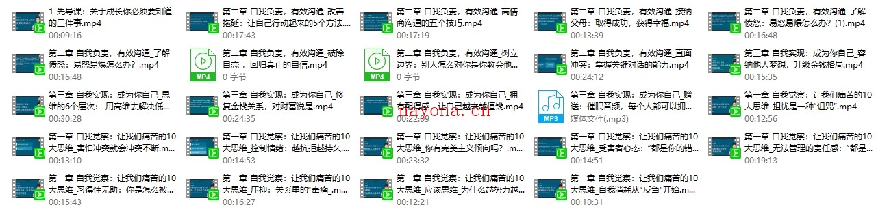 提升自信改善沟通关系的21堂视频课《扩展认知,成为你自己》
