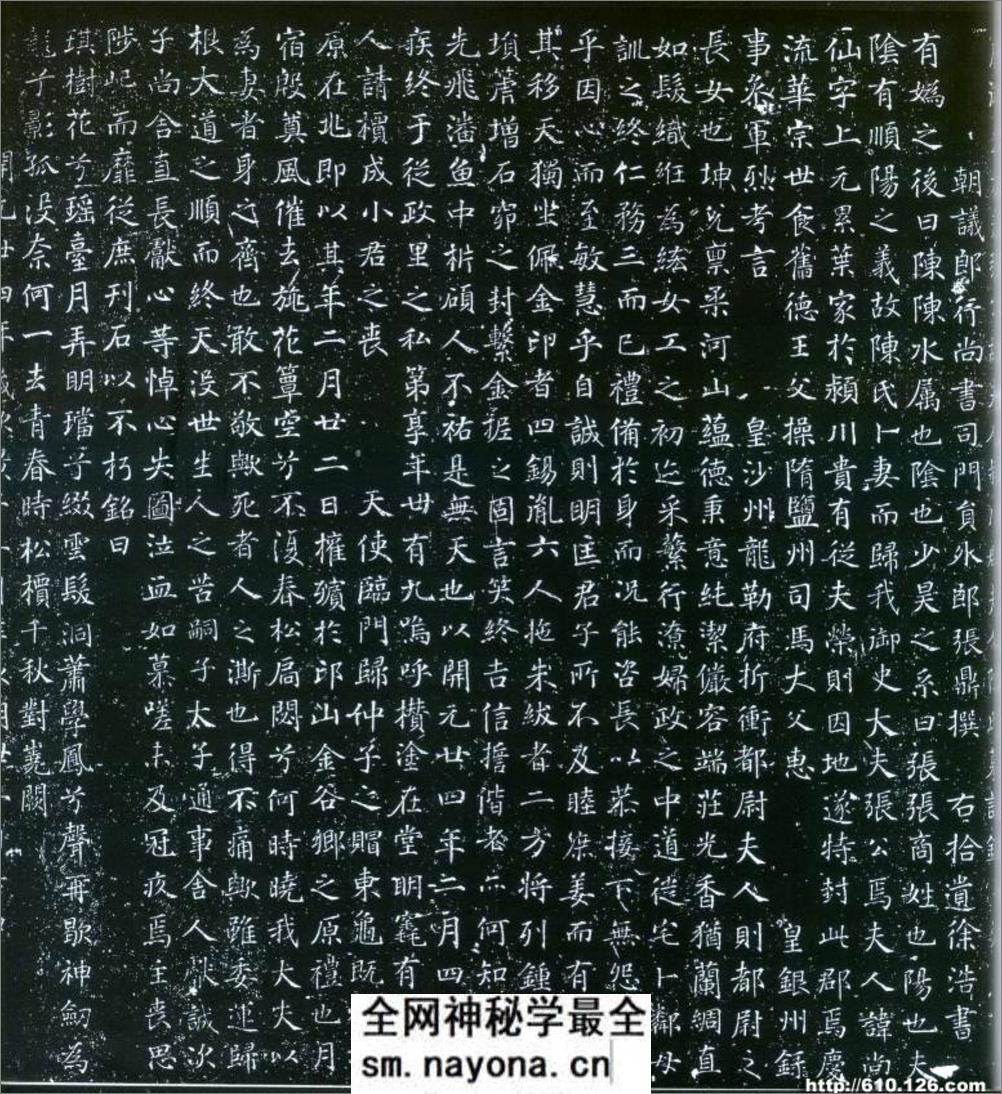 (唐)徐浩楷书陈尚仙墓志铭 - 第9页预览图