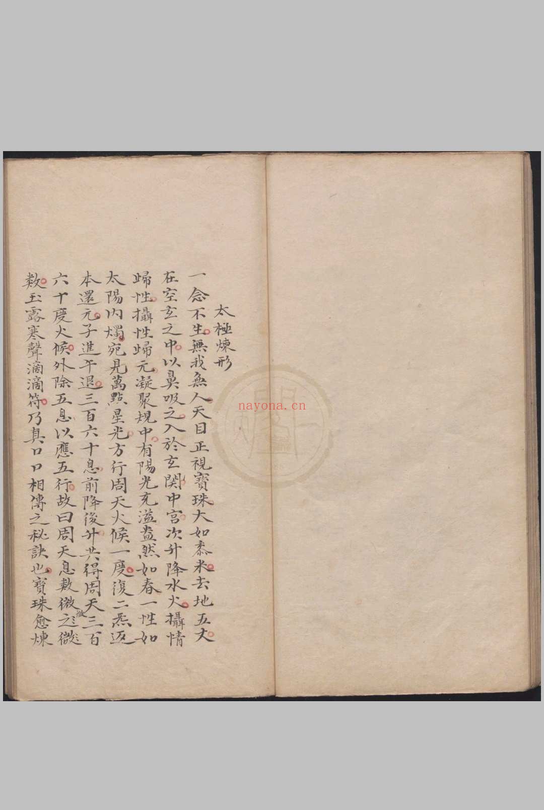 玄宗秘旨一卷(抄本,(明)张一元