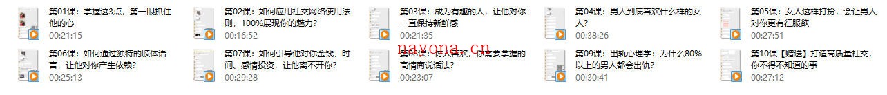 魅力女人私房课:快速提升吸引力,让他越来越爱你的9个秘密(完结)