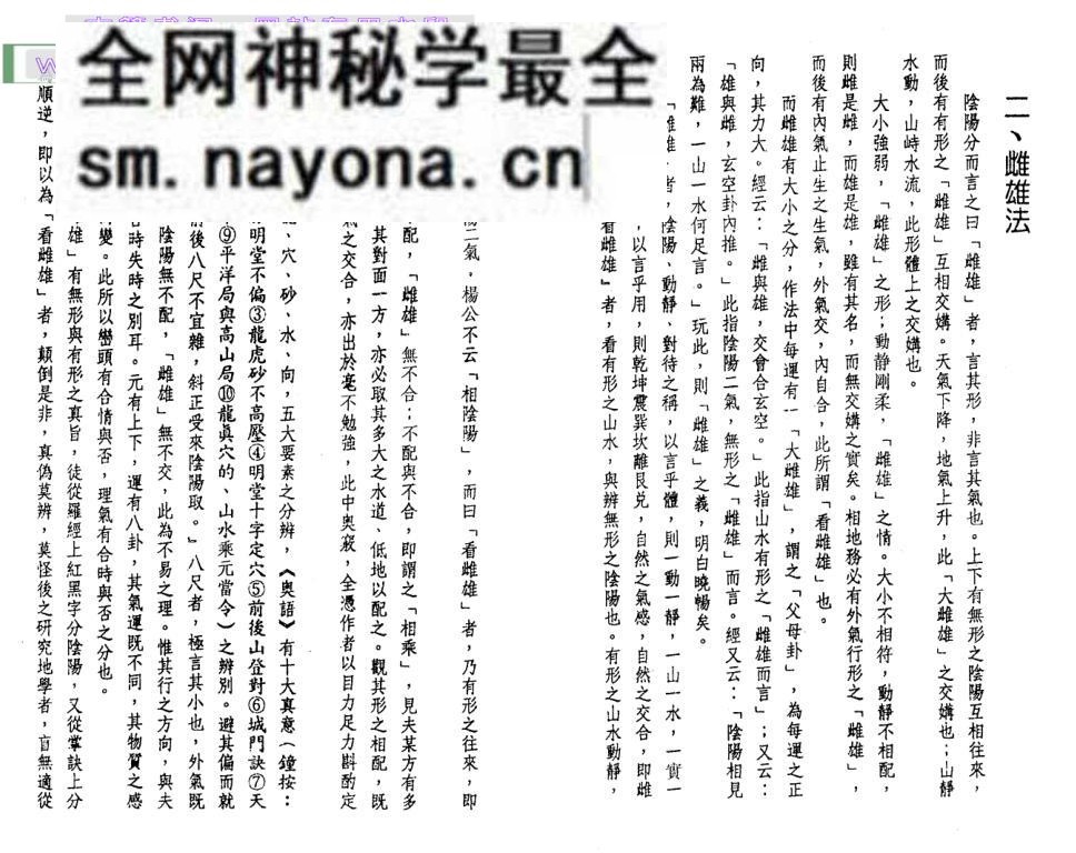 谈养吾《玄空六法纲要》