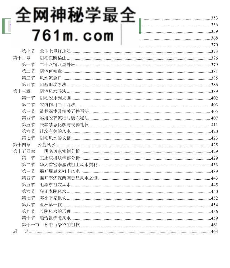 苏国圣苏双圣《中国阴宅风水学 阴宅风水揭秘》465页电子书