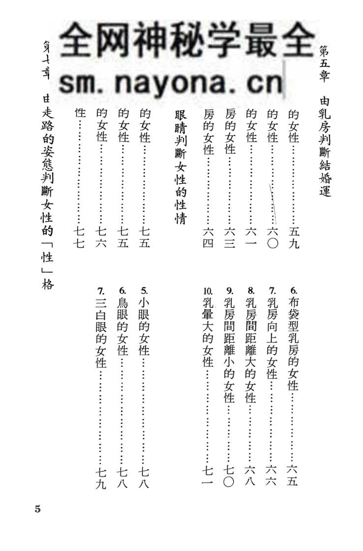 《女体相术》