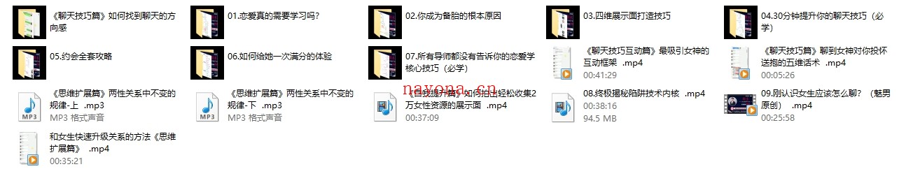 魅力男神系列课《撩术》