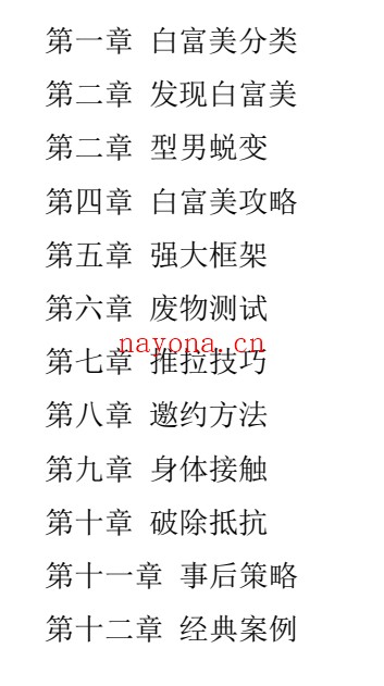 欧阳浮夸《白富美攻略》