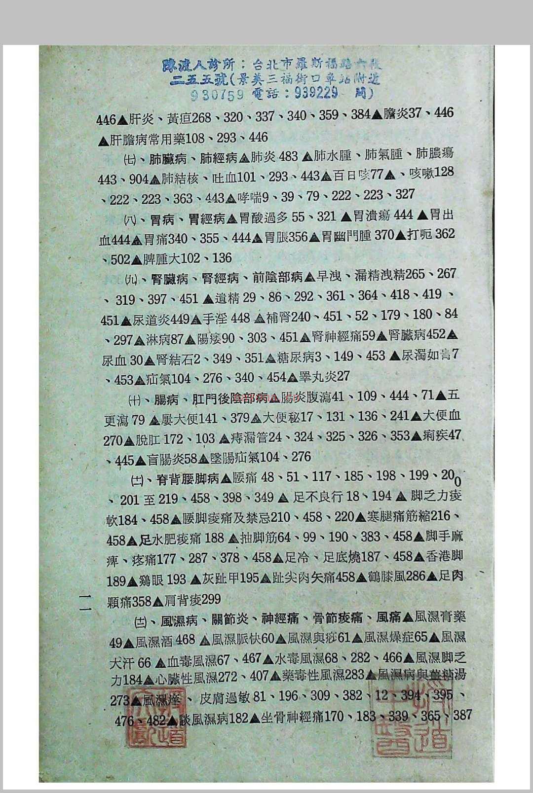 《验方奇药保健录》一二三四集合订本陈渡人