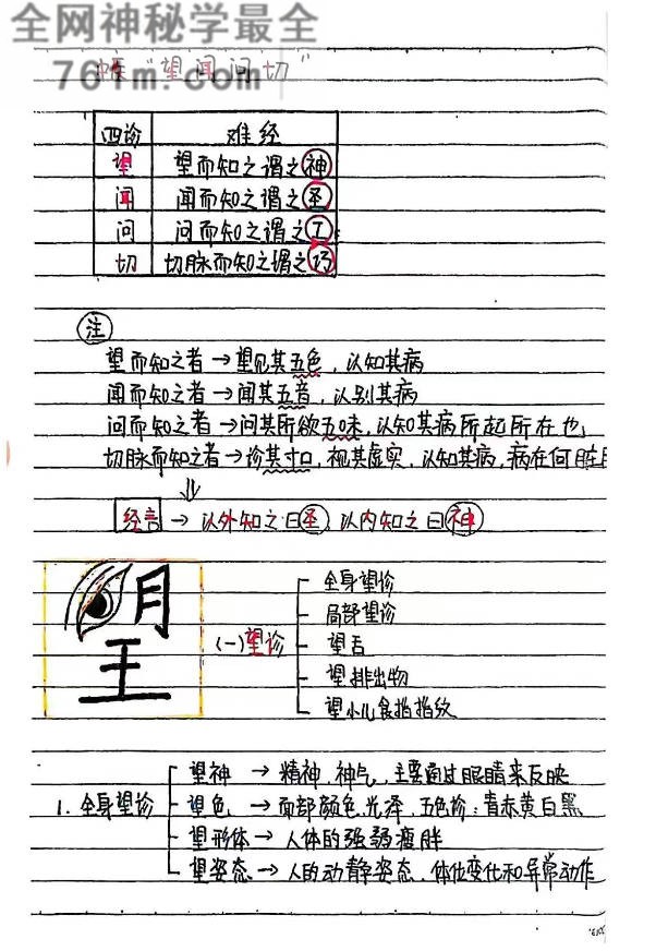 中医诊断学手绘版