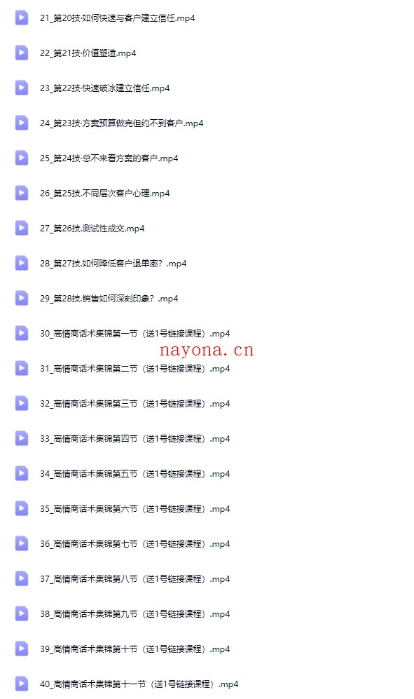 签单系统课 快速破冰建立信任+高情商话术【Ag-0199】